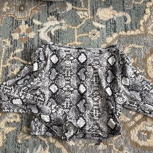 Windsor Snakeskin Print Top